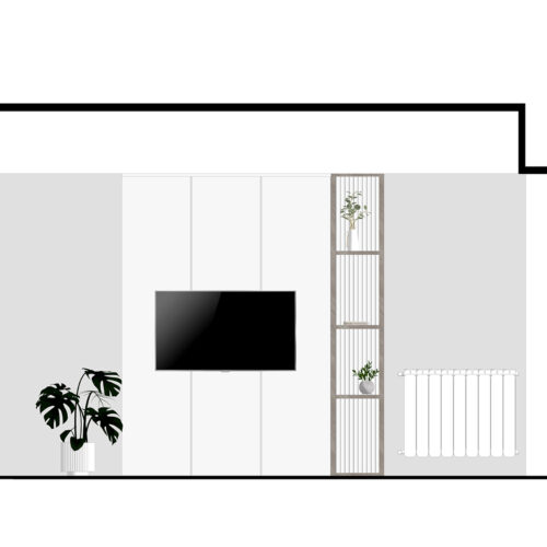 Ap1282_Dormitorio Ppal_Vista TV